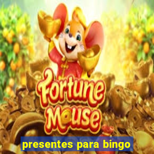 presentes para bingo