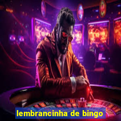 lembrancinha de bingo