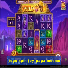 jogo spin joy paga mesmo