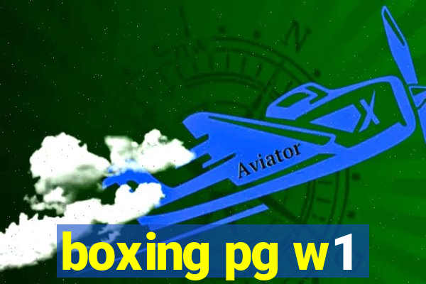 boxing pg w1