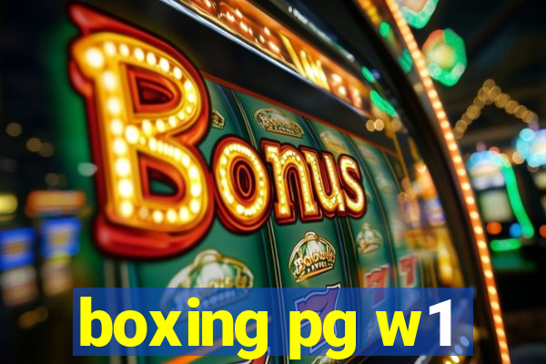 boxing pg w1