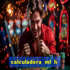 calculadora ml h para mcg kg min