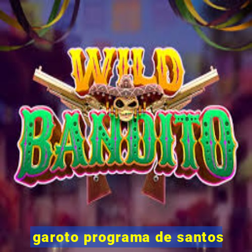 garoto programa de santos