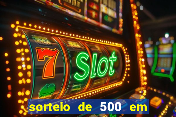 sorteio de 500 em cash toda segunda feira novibet como funciona