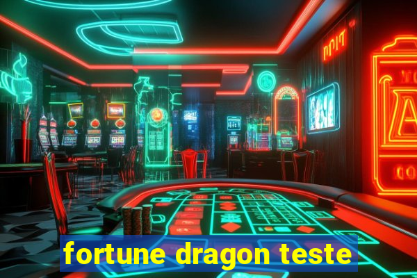 fortune dragon teste