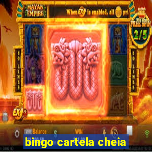 bingo cartela cheia