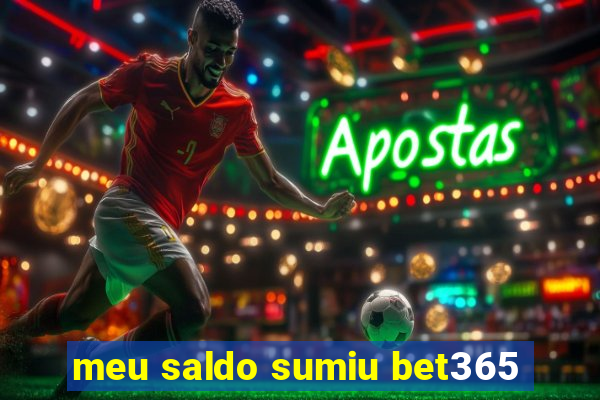 meu saldo sumiu bet365