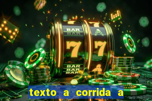 texto a corrida a lagarta lili