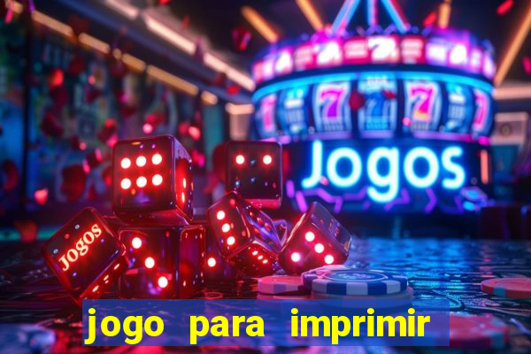 jogo para imprimir e montar