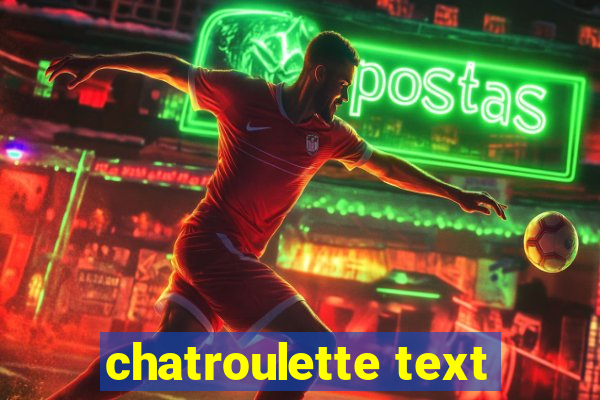 chatroulette text