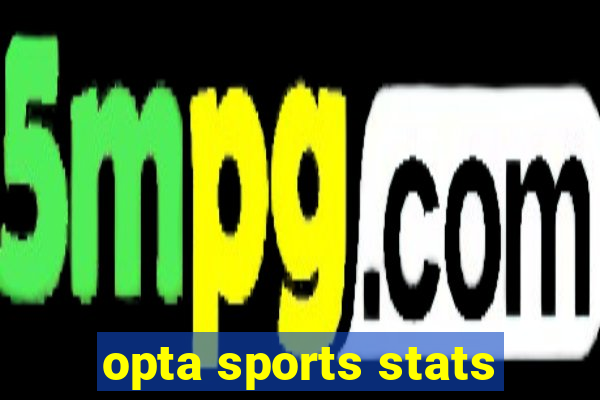 opta sports stats