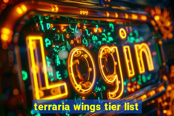 terraria wings tier list