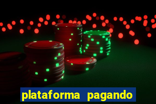 plataforma pagando bonus no cadastro