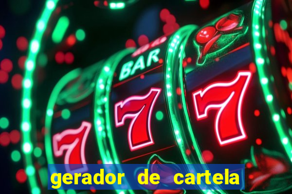 gerador de cartela de bingo