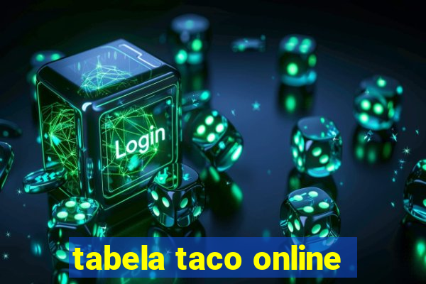 tabela taco online