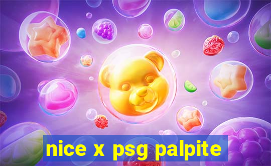 nice x psg palpite