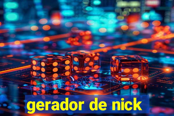 gerador de nick