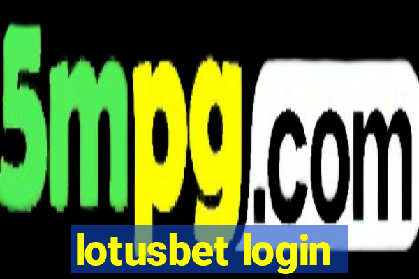 lotusbet login