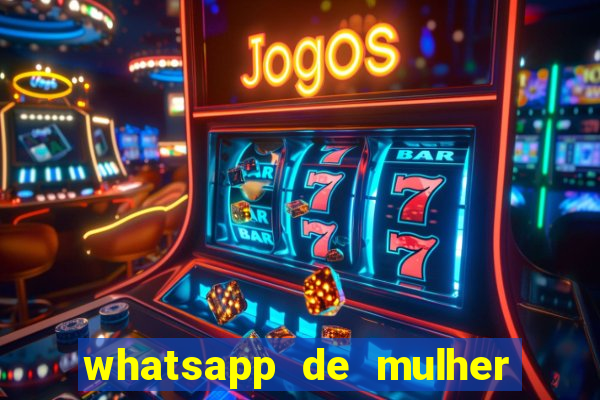 whatsapp de mulher de programa