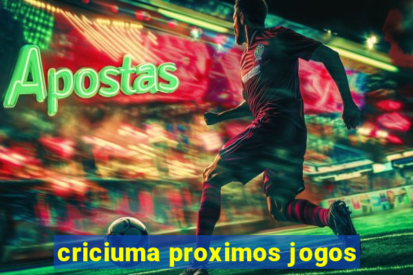 criciuma proximos jogos