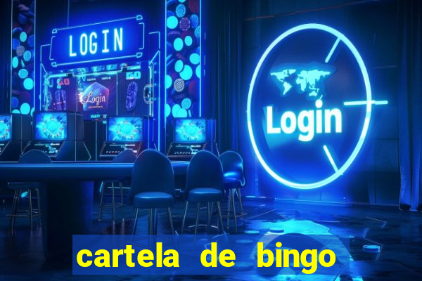 cartela de bingo cha de panela