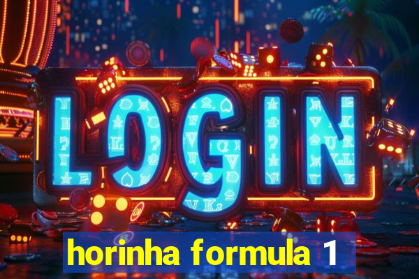 horinha formula 1