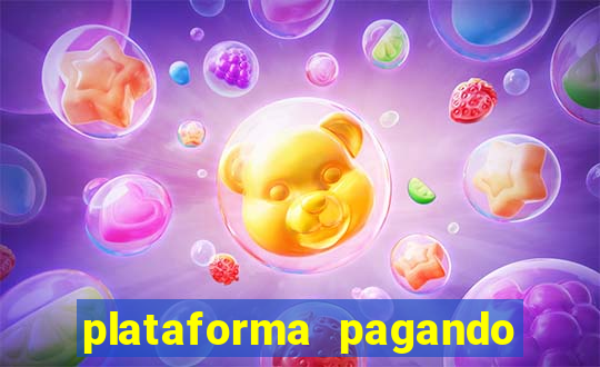 plataforma pagando fortune tiger