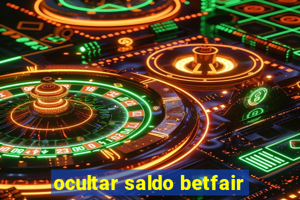 ocultar saldo betfair