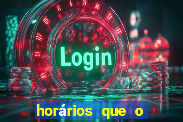 horários que o fortune dragon paga