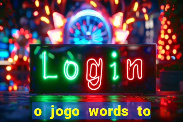 o jogo words to win paga mesmo