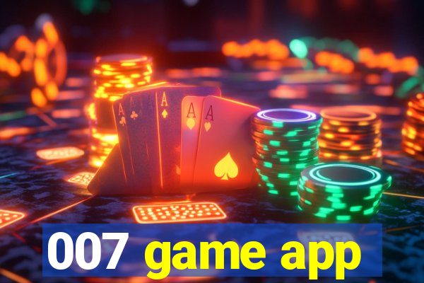 007 game app