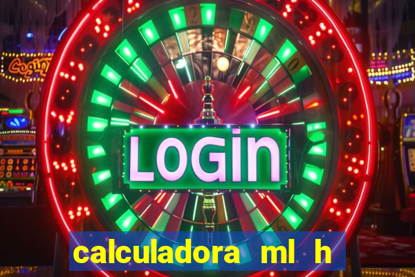 calculadora ml h para mcg kg min