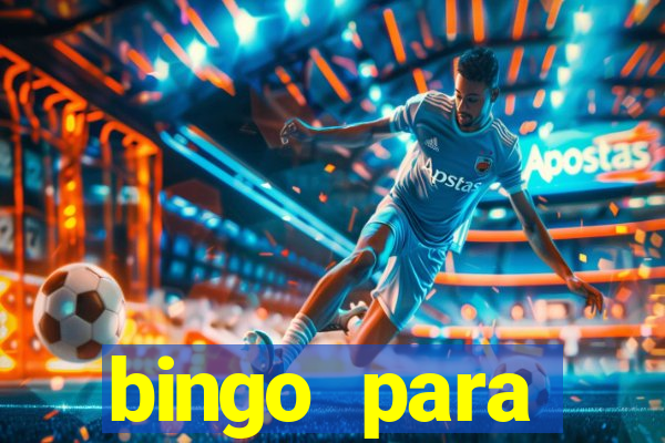 bingo para despedida de solteira para imprimir