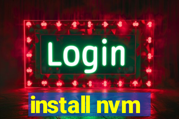 install nvm